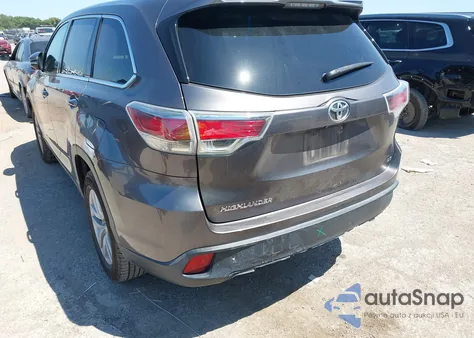 2014 Toyota Highlander Le from USA, damaged, VIN 5TDZARFH4ES008340